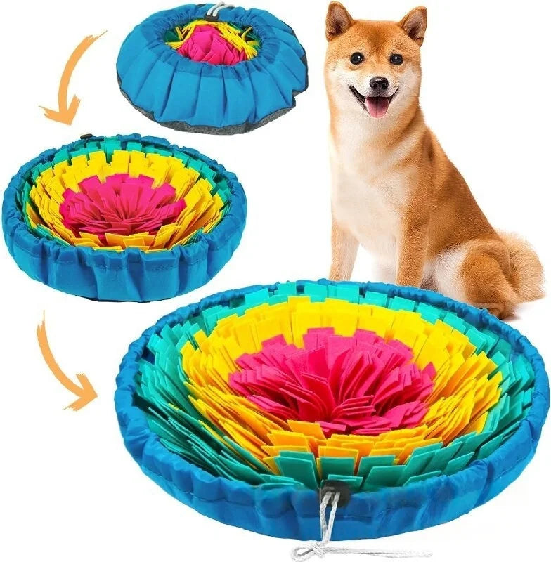 Flower-Shaped Sniffing Mat
