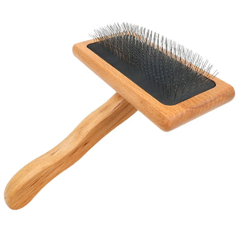 Wooden Dog Grooming Comb